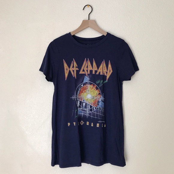 Def Leppard Pyromania Graphic Band Tee Shirt L - Picture 1 of 5